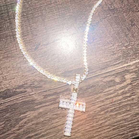 White Gold Necklace 20in 14K - Picture 2 of 5